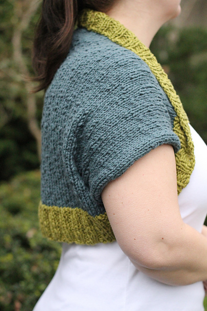 Simply Striped Shrug