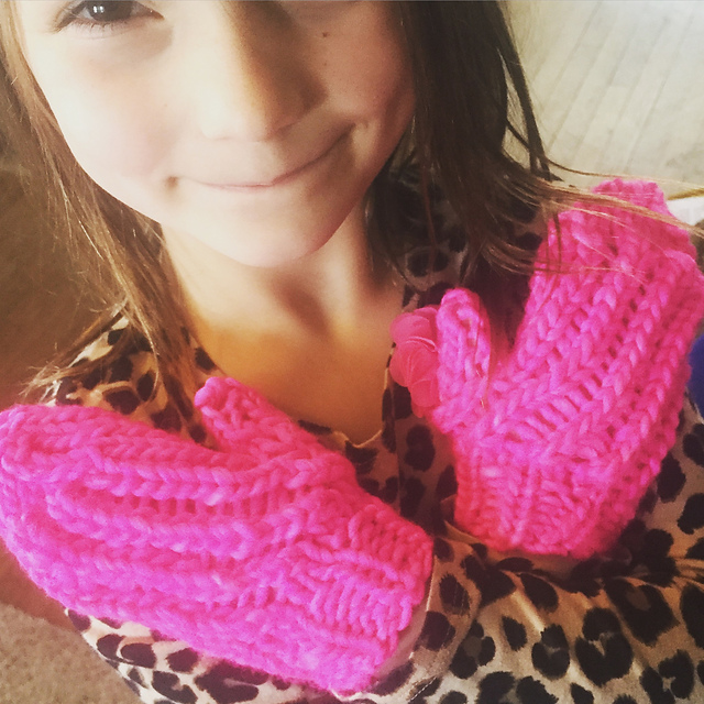 Traveling Bulky Mittens