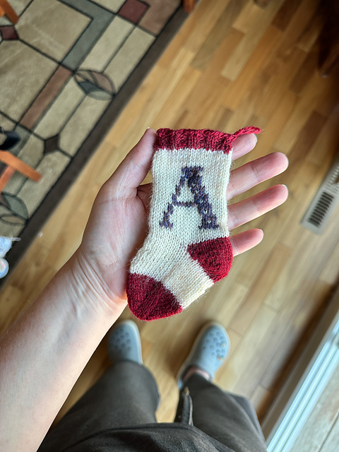 February Letters Stocking