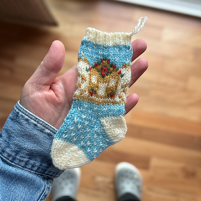 May Gingerbread House Stocking