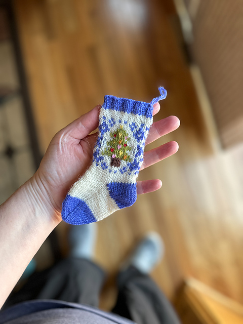 July Christmas Tree Stocking