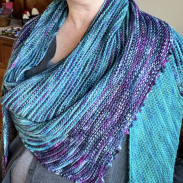 Color Merge Shawl