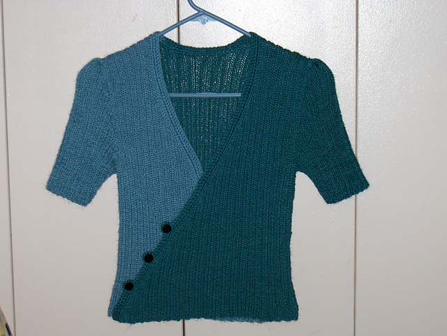 Retro Wrap Sweater