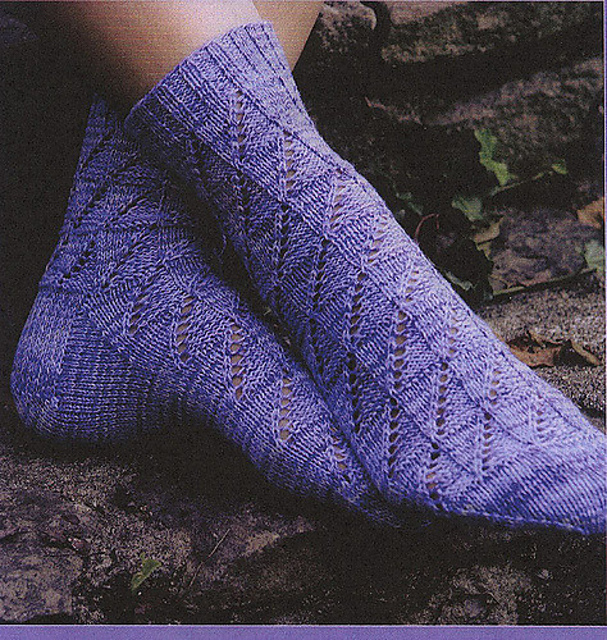 Denim Squares Socks