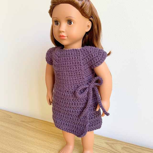 18 Inch Doll Wrap Dress