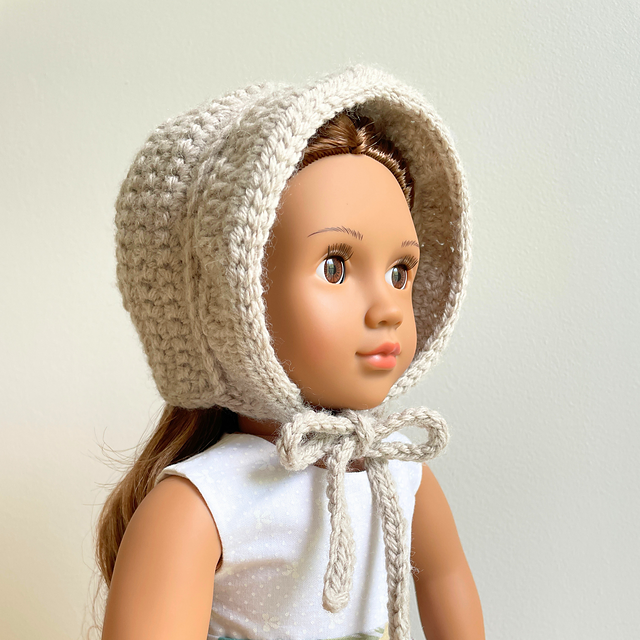 18 Inch Doll Bonnet