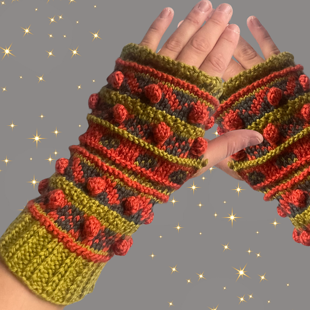Pukaki Intarsia Gloves