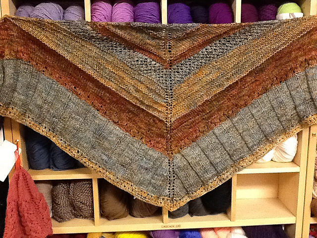 Hurricane Sandy Shawl(ette)