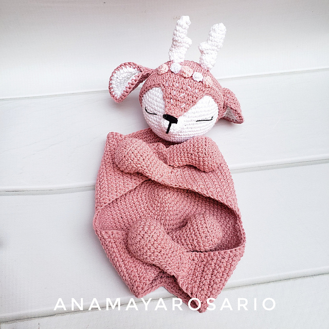 Blanket Mantita De Apego De Crochet Oso Apego Crochet Manta De