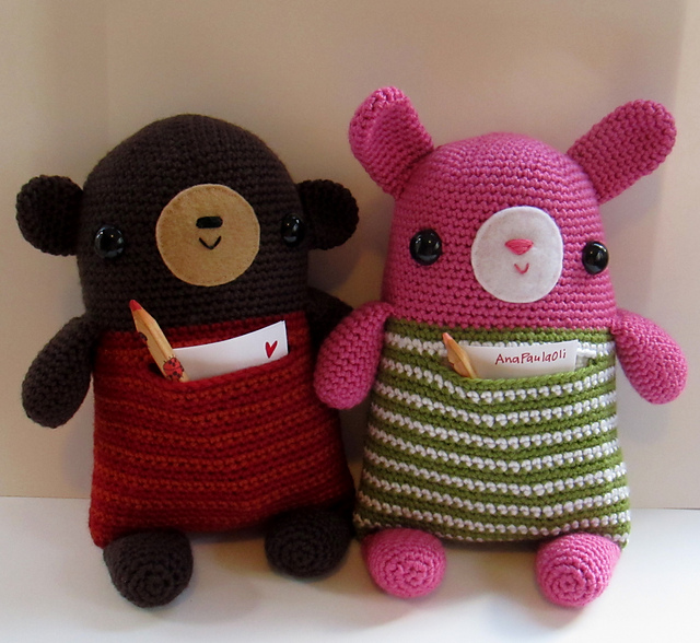 Bunny & Teddy Pocket Friends