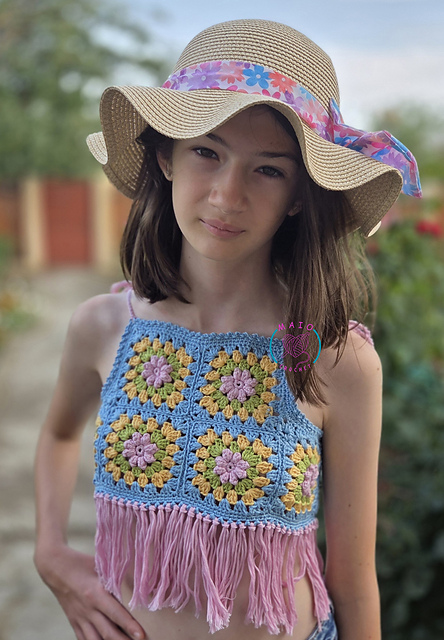 Granny Square Top