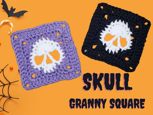 Skull Granny Square