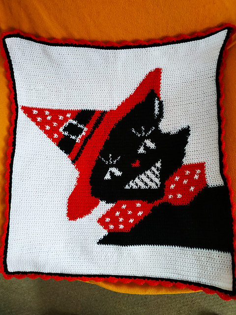 Vintage Halloween Midnight Mischief Cat