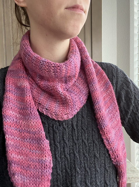 Magenta Mini Shawl