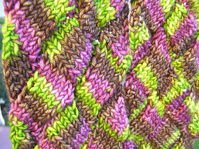 Entrelac Scarf