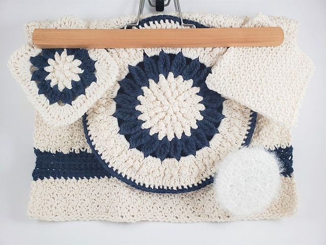 Faux Knit Washcloth