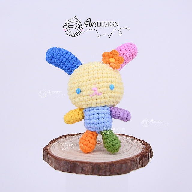 rainbow bunny