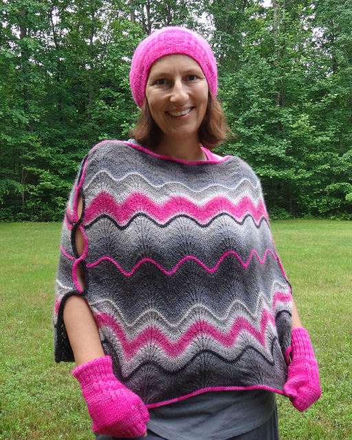 Chroma Wave Poncho