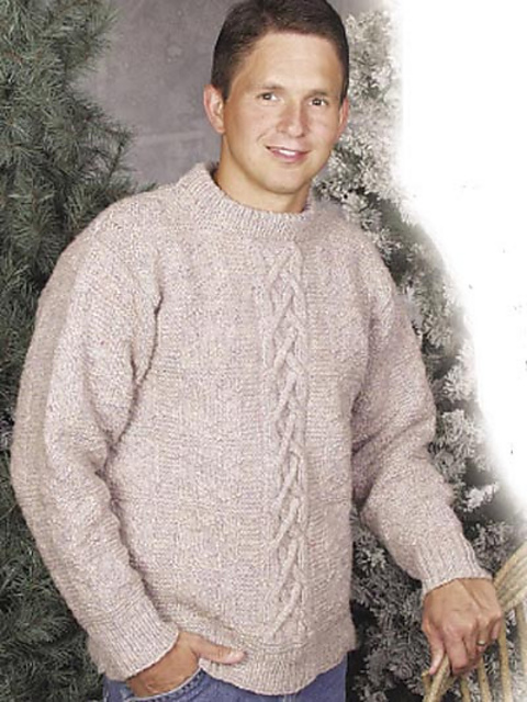 Diamonds & Cable Pullover