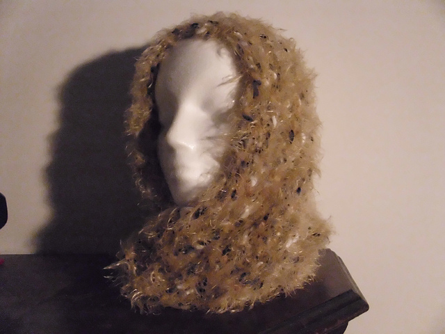 Ribbed Mobius Scarf with Attached I-cord Edge
