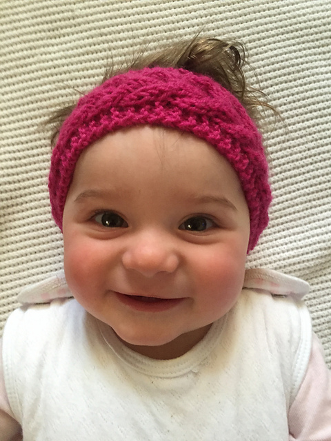 Baby horseshoe headband