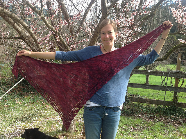 Spring Leaf Shawl