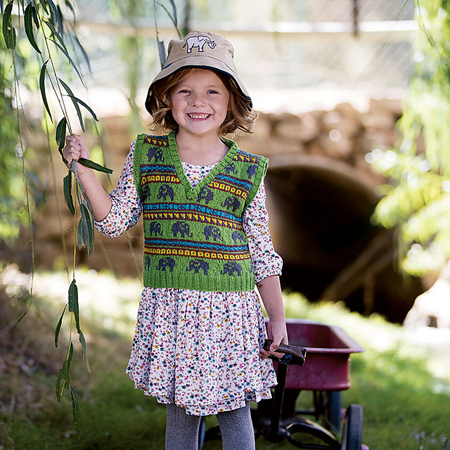 Elephant Safari Children's Vest