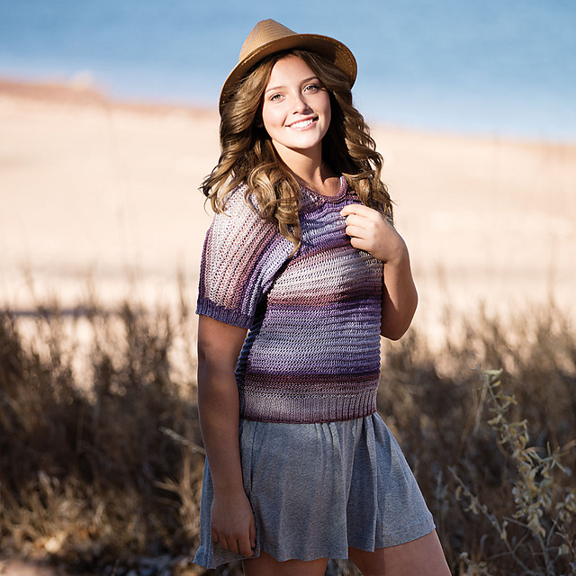 Dropstitch Stripes Pullover