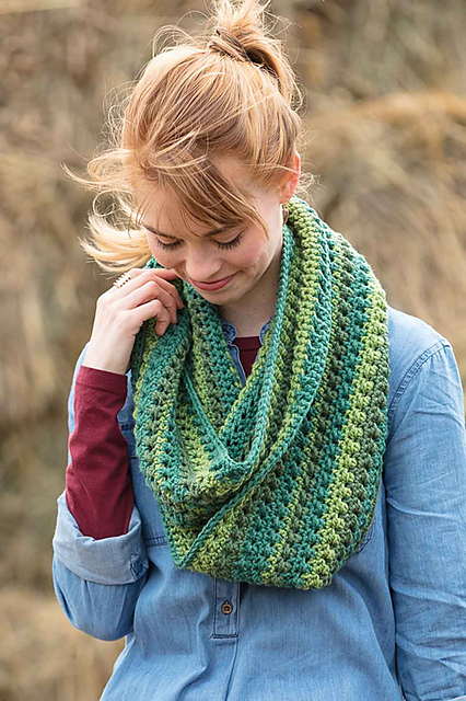 Mixed Greens Cowl & Infinity Scarf