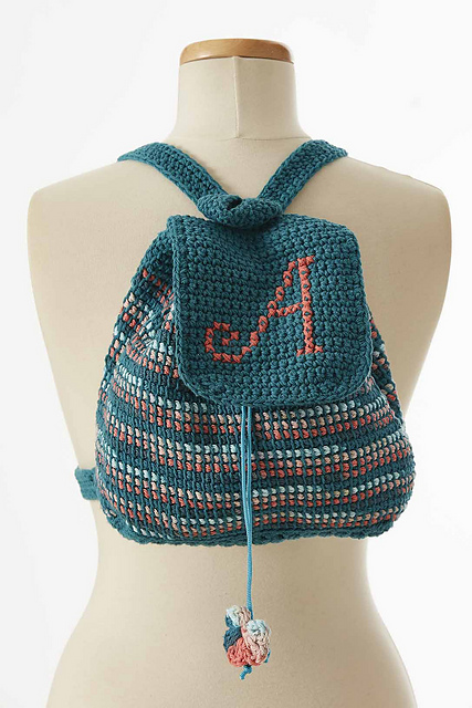 Cutest Tunisian Crochet Backpack