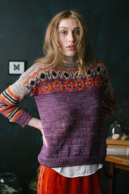 Ravelry: Arge Humeralis Pullover pattern by Meghan Jones
