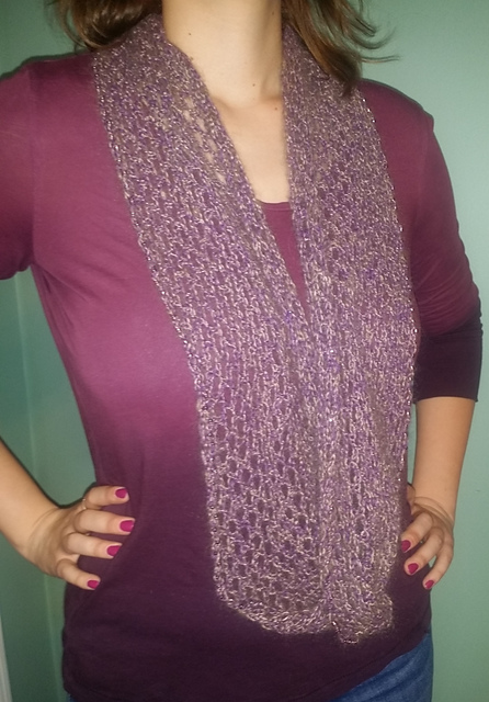Light Neck Warmer with Beads