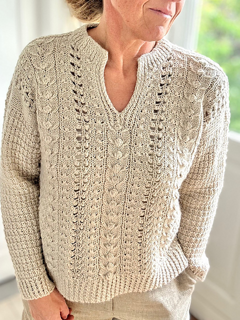 Ravelry: CoCo Swirl Sweater pattern by JoJo Knitwear
