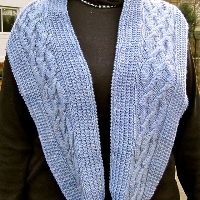 Double Riglet Ravelry: Ringlet and Double Crossed pattern by Linda Lehman