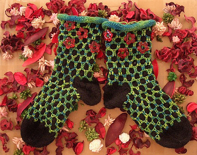 Dornröschen-Socken