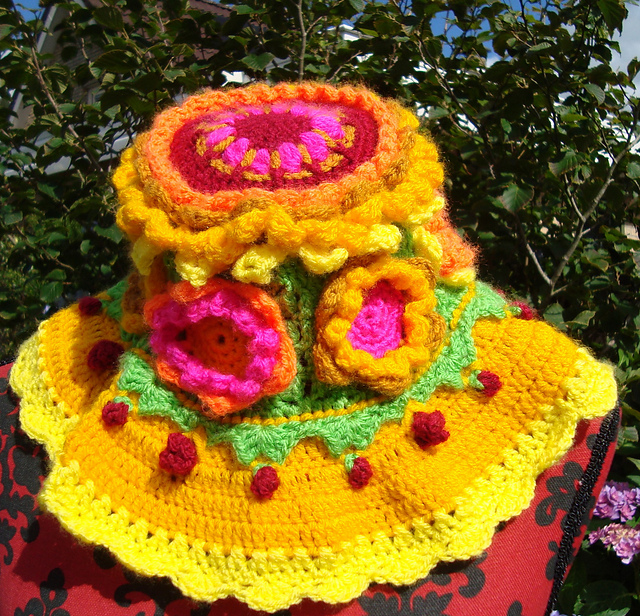 Sunflower Party Hat
