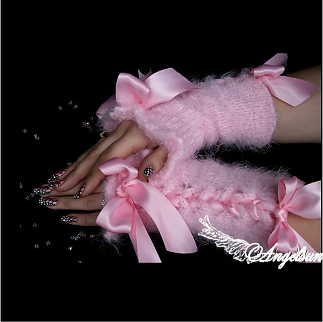 Lace-up Corset Mitts
