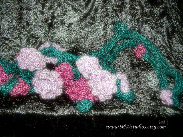 Bouquet of Roses Scarf