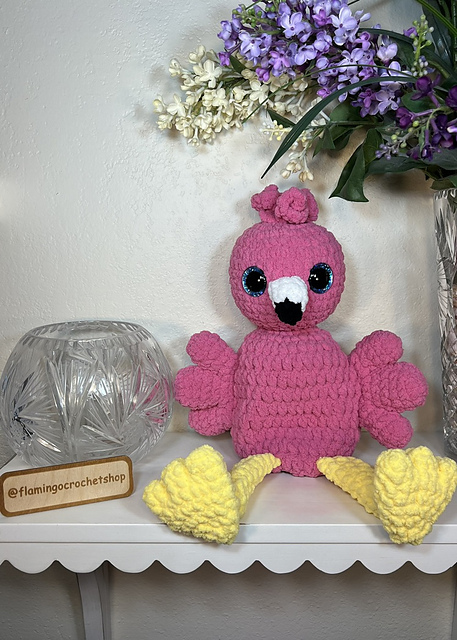 Lorelai the Baby Flamingo Snuggler