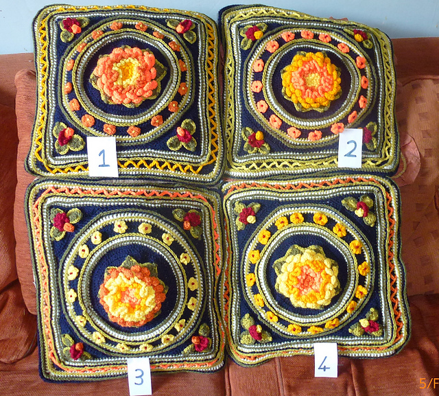 Marigolds Little Sister (16" Cushion)