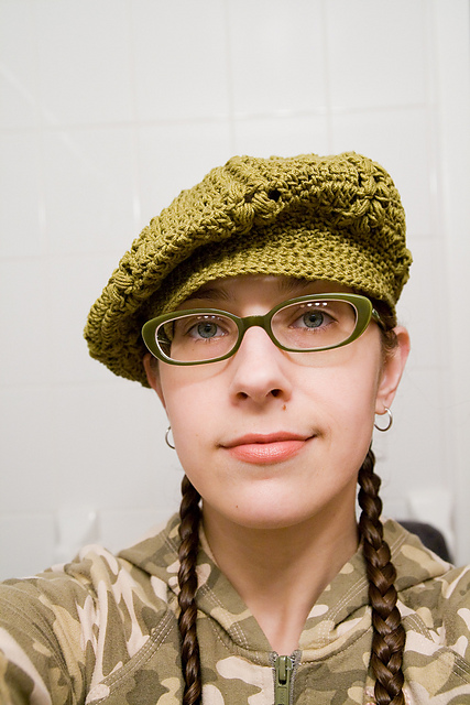#11 Crochet Newsboy Cap