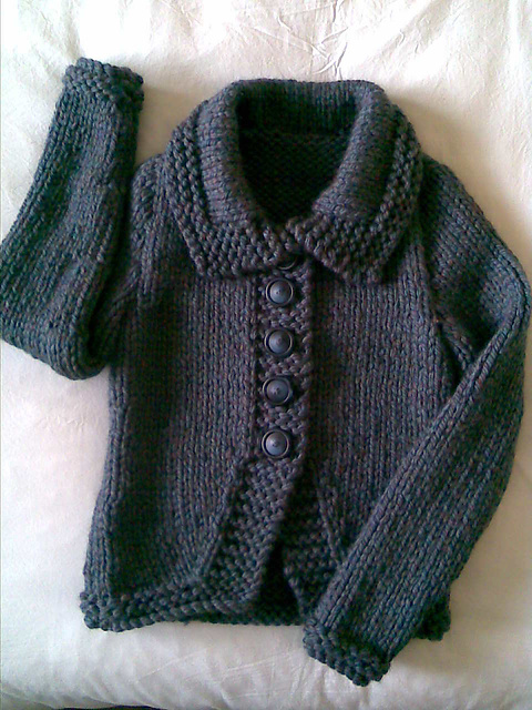 Shaped Hem Cardigan