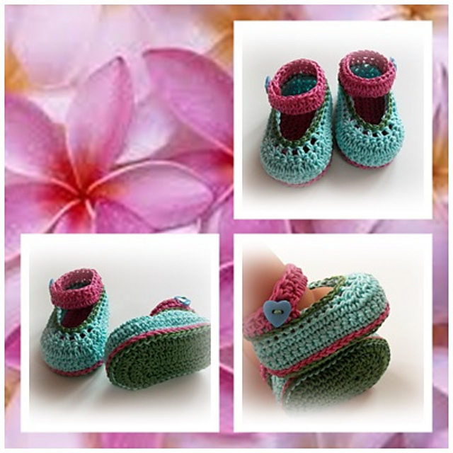 Pattern Baby Booties Lara