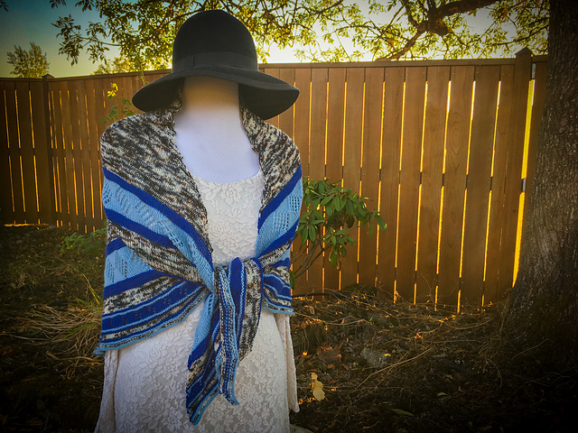 Asteroid Blues Shawl