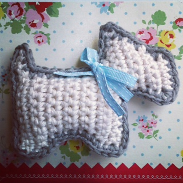 Little Crochet Scottie Dog