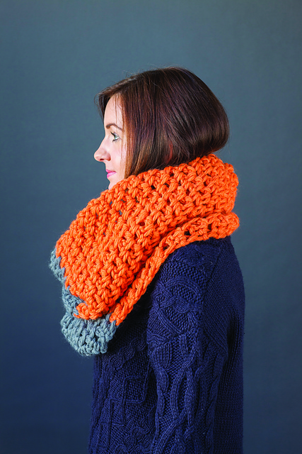 Colour Block Cowl