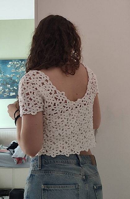 Daisy Mesh Top