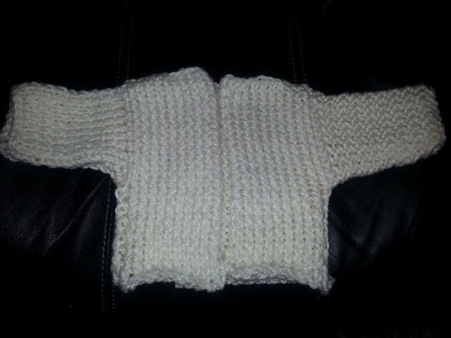 Ravelry: Loom Knit Baby Sweater pattern by Ruth A. Volk