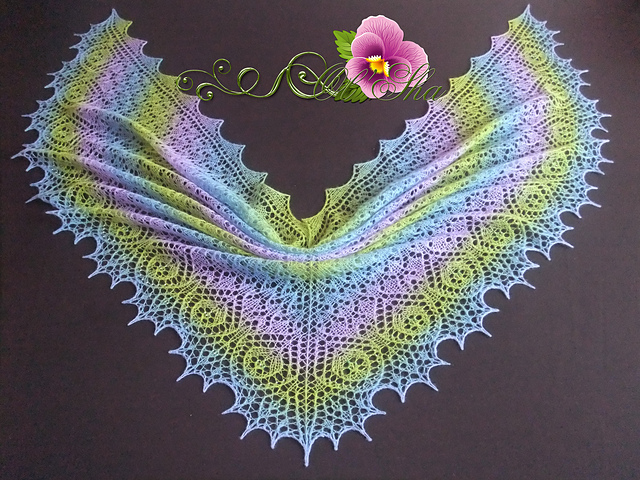 Quiet Backwater Shawl
