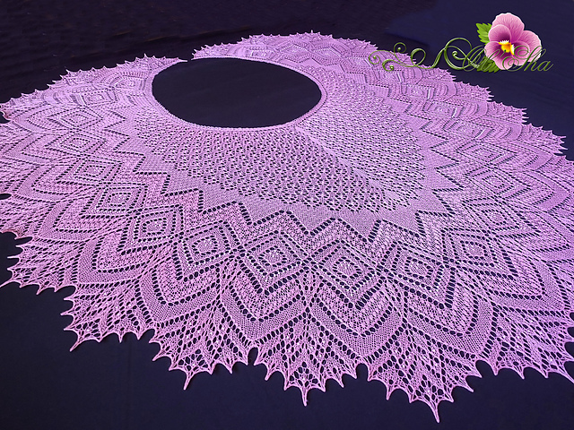 Shawl Angel heart